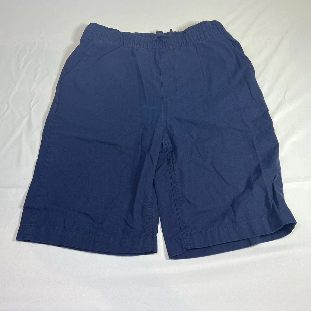 CHILDREN'S PLACE BOYS SIZE 14 BLUE‎ CARGO UNIFORM SHORTS TCP ADJUSTABLE WAIST